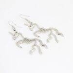 Unicorn Skeleton Earrings Jewelry and Accessories