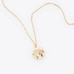 Fashion World Map Necklace Jewelry and Accessories