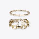 Chunky Chain Bracelet Set Jewelry and Accessories