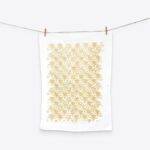 Goldenrod Floral Tea Towel Kitchen Accessories