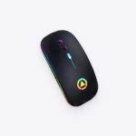 Ultra-Thin Black Bluetooth Mouse Computer Accessories