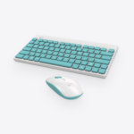 Mint Green Keyboard & Mouse Set Computer Accessories