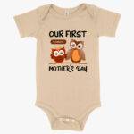 Our First Mother’s Day Baby Onesie Festive Mother's Day