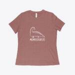 Mom Dinosaur Relaxed Heather T-Shirt Festive Mother's Day