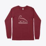 Mom Dinosaur Long Sleeve T-Shirt Festive Mother's Day
