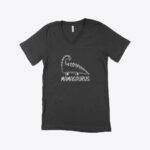 Mom Dinosaur V-Neck T-Shirt Festive Mother's Day