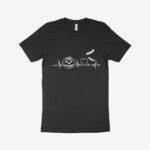 Halloween Heartbeat Unisex Jersey T-Shirt Made in USA MADE IN THE USA T-Shirts