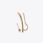 Asymmetrical Design Earrings Jewelry and Accessories