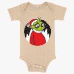 Baby Jersey Grinch Onesie - Christmas Funny Onesie Clothing MADE IN THE USA New Arrivals T-Shirts
