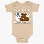 Baby Jersey I Love My Best Friend Onesie - Bestie Onesie Clothing MADE IN THE USA New Arrivals T-Shirts