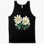 Flower Tank - Women's Flower Tank - Cute Tank Clothing MADE IN THE USA New Arrivals T-Shirts
