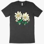 Flower T-Shirt - Women's Flower T-Shirt - Cute T-Shirt Clothing MADE IN THE USA New Arrivals T-Shirts