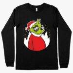 Grinch Long Sleeve T-Shirt - Christmas Funny T-Shirt Clothing MADE IN THE USA New Arrivals T-Shirts