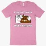 Heather I Love My Best Friend T-Shirt - Bestie T-Shirt Clothing MADE IN THE USA New Arrivals T-Shirts