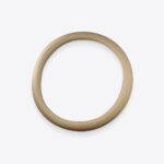 Beige Polyurethane Leather Steering Wheel Wrap Car Accessories