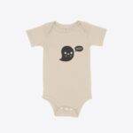Cute Ghost Baby Jersey One-Piece Festive Halloween