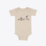 Halloween Heartbeat Baby Jersey One-Piece Festive Halloween