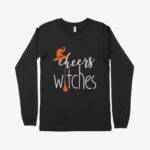 Cheers Witches Unisex Jersey Long Sleeve T-Shirt Festive Halloween