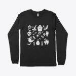 Halloween Unisex Jersey Long Sleeve T-Shirt Festive Halloween