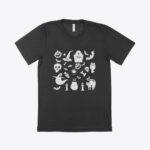Halloween Unisex Viscose T-Shirt Festive Halloween