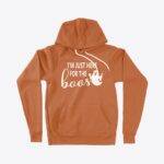 I’m Just Here for the Boos Unisex Sponge Fleece Hoodie Festive Halloween