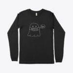 Masked Ghost Unisex Jersey Long Sleeve T-Shirt Festive Halloween