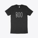 Boo Unisex Jersey T-Shirt Made in USA Festive Halloween