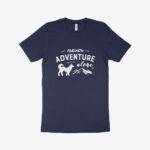 Never Adventure Alone Unisex Jersey T-Shirt Made in USA Best Sellers Clothing MADE IN THE USA T-Shirts