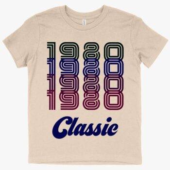 Kids 1980 Classic T Shirt 1980 T Shirt 80s Tee Shirt MADE IN THE USA T Shirts