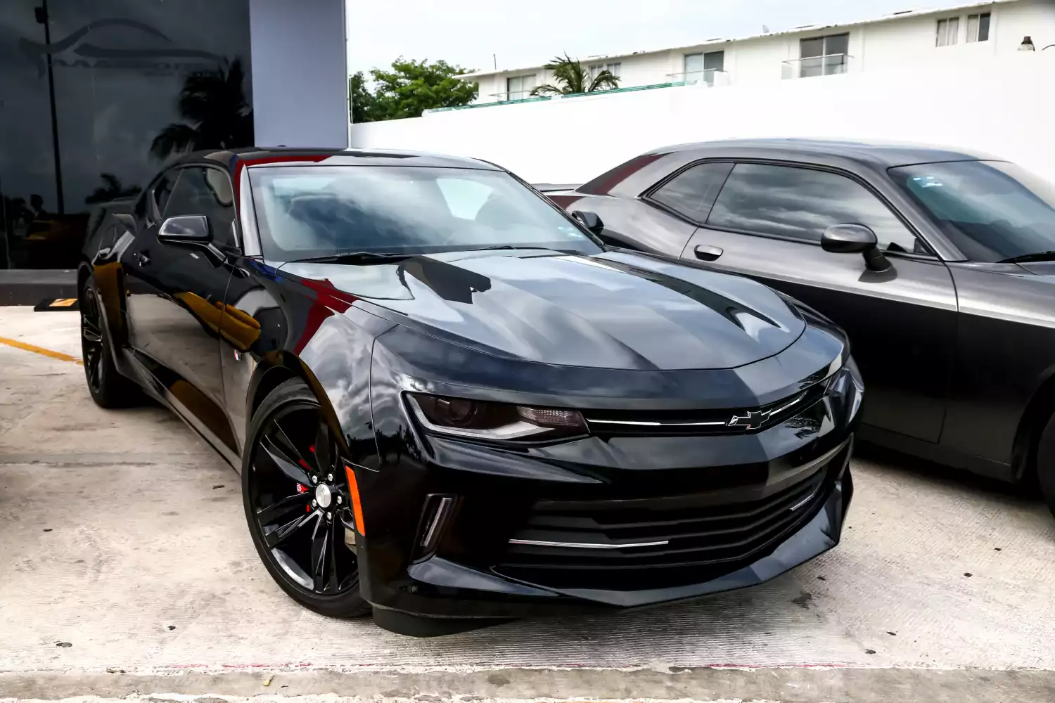 Chevrolet Camaro organizer for road trip