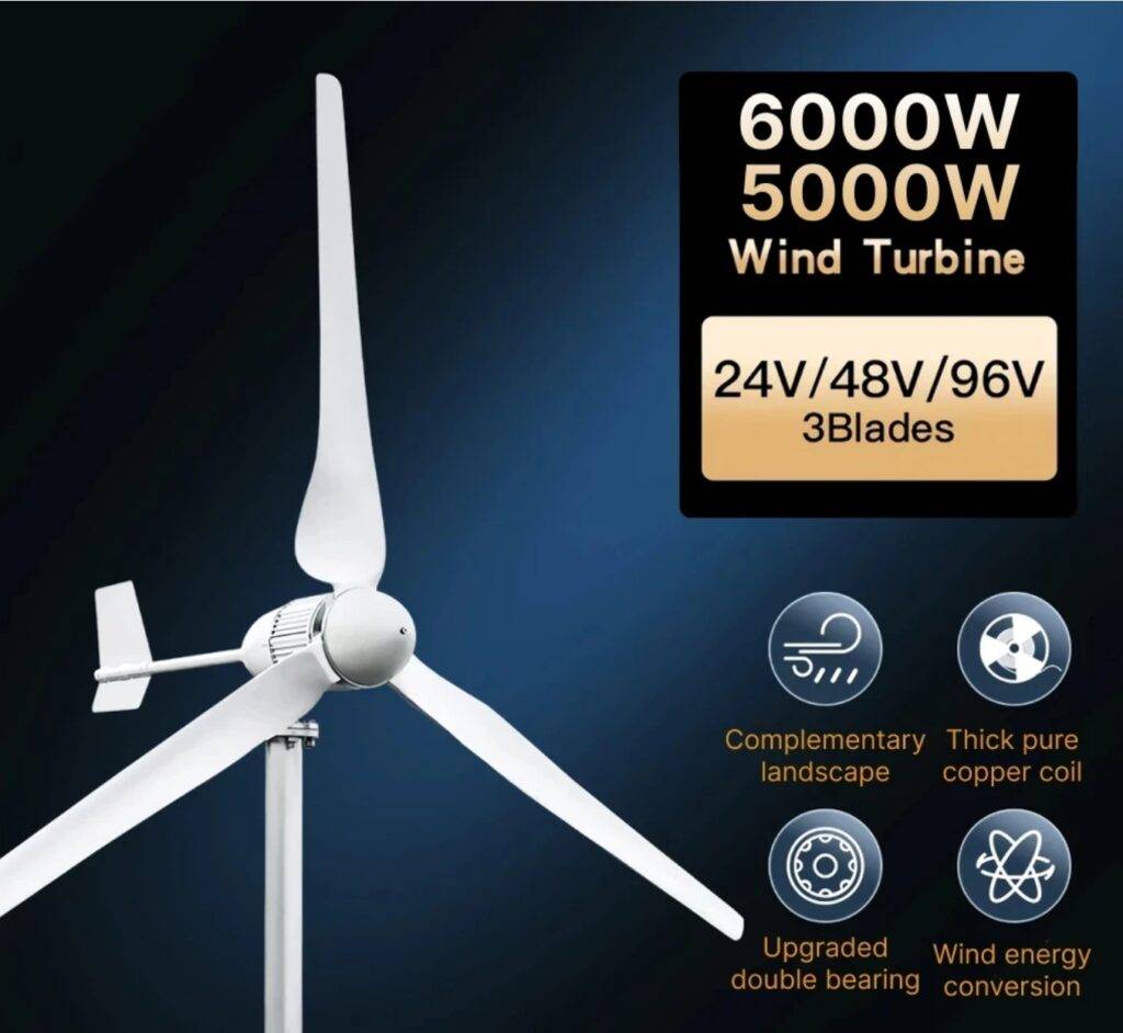 Device District Revolutionize Your Energy Solutions with the High-Efficiency 5KW-6KW Low-Speed Wind Turbine https://devicedistrict.store/?p=65148