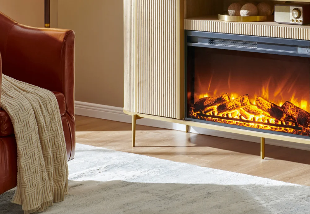 contemporary electric fireplace